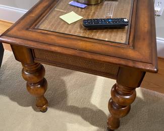 Glass Top End Table $ 74.00