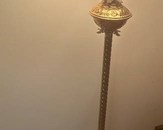 Antique piano lamp