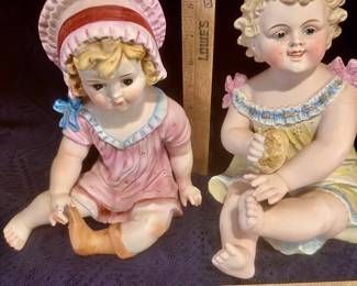 German piano babies measure 9” tall