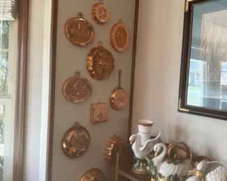 Collection of copper molds