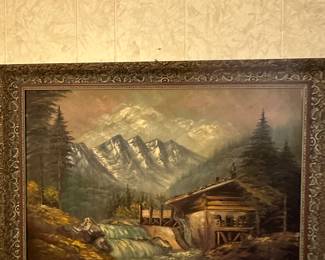 Signed oil on canvas
