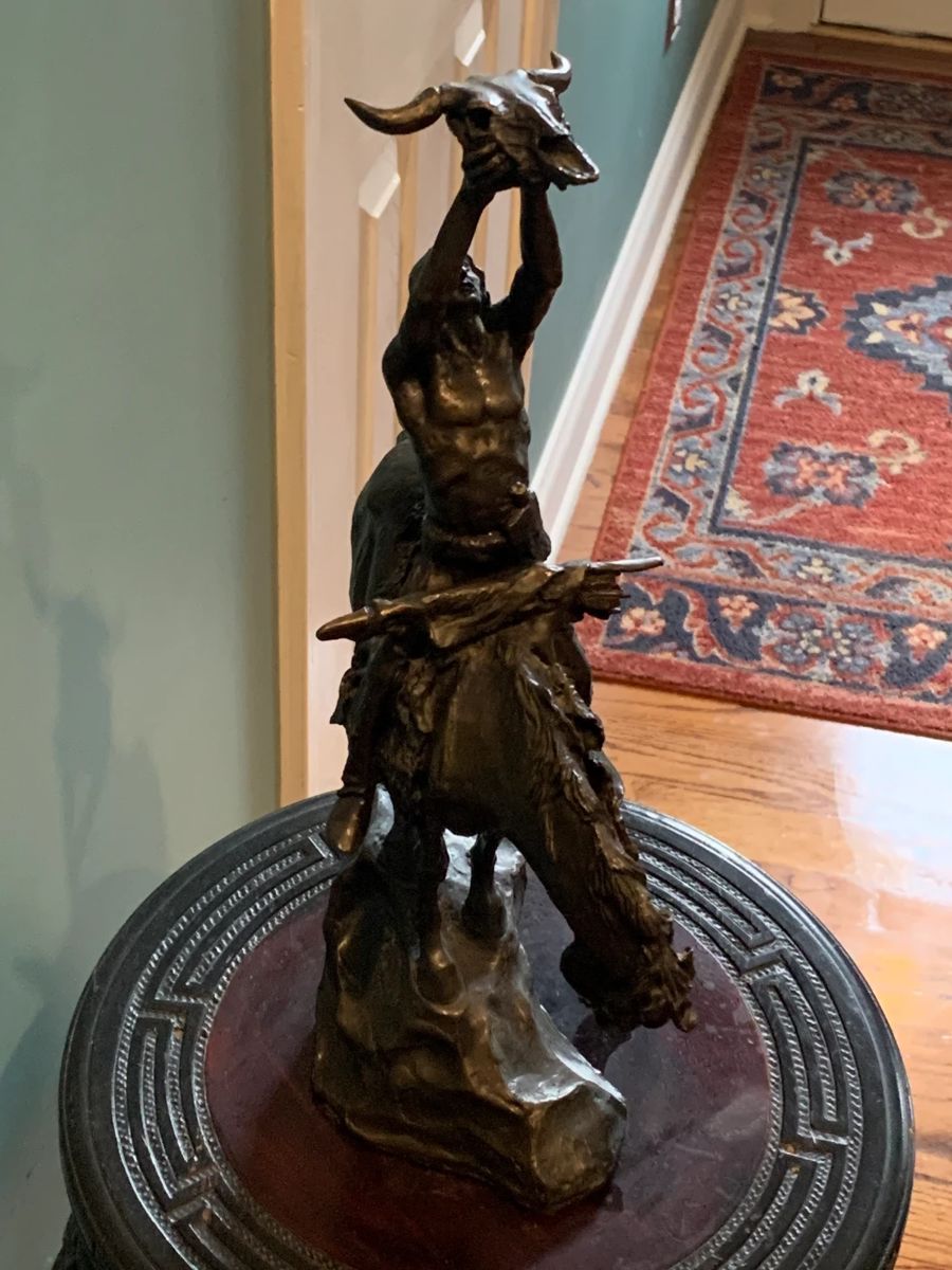 Buck McCain Bronze Statue