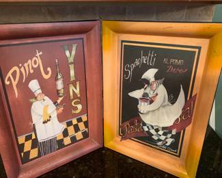 Great Selection of Framed Art Throughout the House