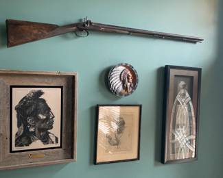 House is full of collectibles and antiques in gallery condition