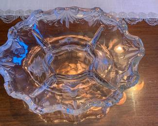Vintage Crystal Serving Piece