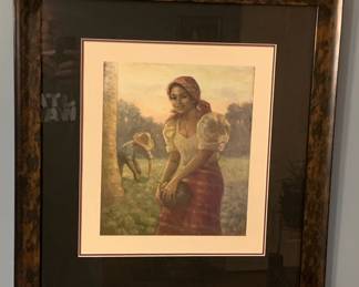 Great Selection of Framed Art Throughout the House