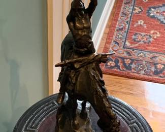 Buck McCain Bronze Statue