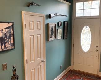 House is full of collectibles and antiques in gallery condition