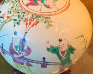 19th Century Chinese Ginger Jars and Decorations