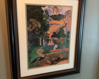 Great Selection of Framed Art Throughout the House