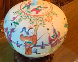 19th Century Chinese Ginger Jars and Decorations