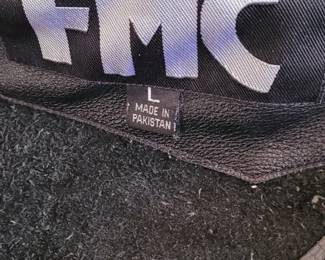 Ladies leather motorcycle chaps