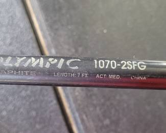 Olympic graphite 7' rod and South Bend Typhoon reel