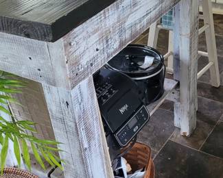 Rustic wooden Kitchen Island, 39" wide x 22" deep x 37" tall