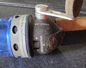 Bassmaster reel and South Bend rod