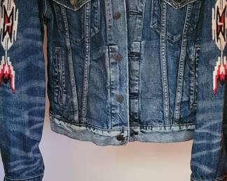 Very cute embroidered denim jacket