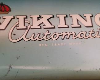 Vintage Husqvarna Viking Automatic Sewing Machine from Sweden with carrying case