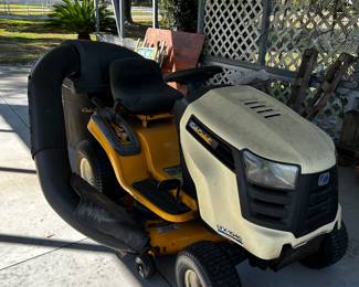 Mower cub cadet with bag