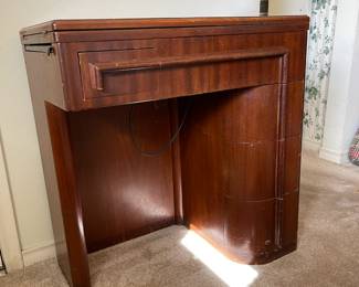 Circa 1920’s Art Deco sewing machine cabinet