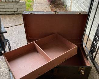 Inside of WWII Navy chest