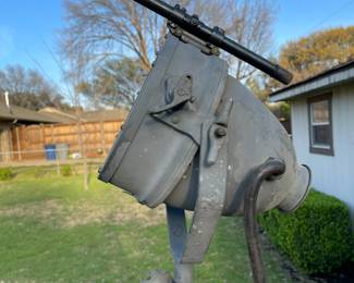 VERY RARE from World War Two - Signaling Searchlight 97203 US Navy WWII Includes light, stand, scope and scope case, and 4 extra bulbs. US Metal Products Co New York Navy Cont N0bs 20291