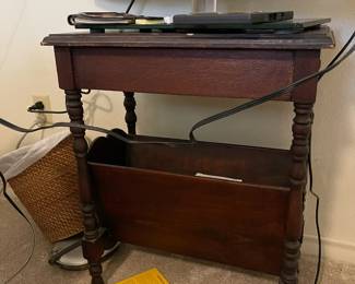 Vintage magazine table