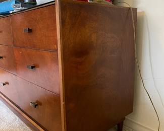 Mid century modern triple dresser