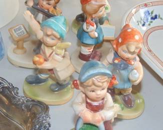 Noritake figurines, pottery and glass items (items sold separately).