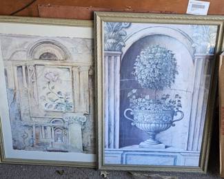 Just added, framed art (items sold separately).