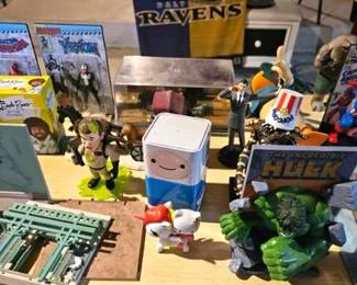 Collectible toys (items sold separately).