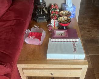 Pair of matching end tables