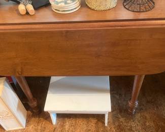 Tell City hard rock maple drop leaf table