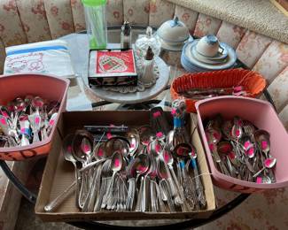 Misc silverplate mini-sets & singles