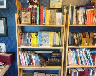 Books: children's, cooking, religious, some popular fiction