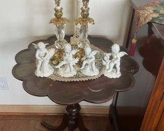 Ornate candlesticks, Dresden Four Seasons