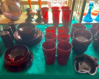 More ruby glass
