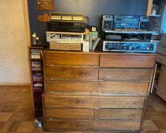 Two stacking units - 6 drawers each