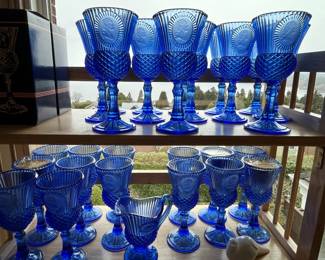 Avon George WA waters, goblets