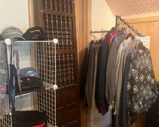 Clothing rack is for sale too