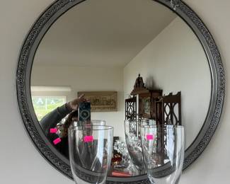 Ornate gesso mirror