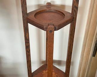 Antique ashtray stand
