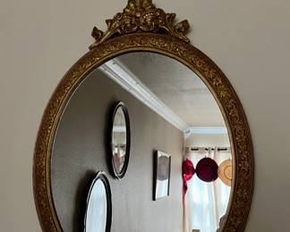 Ornate gesso mirror
