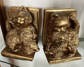 1966 kitten bookends