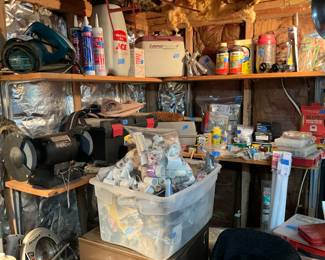 Tools, screws, basement full of man stuff
