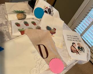 Linens, tea towels