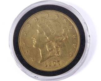 1907 - $20 Gold Coin
Estimate
$2,000
-
$3,000