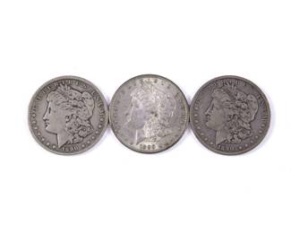 3 Silver Dollars - Circa 1888-1889
Estimate
$300
-
$400