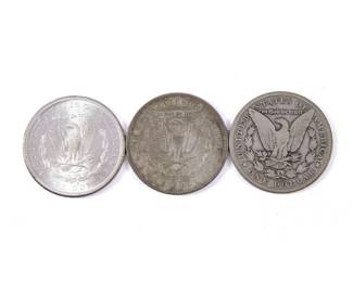 3 Silver Dollars - 1882-1883
Estimate
$200
-
$300