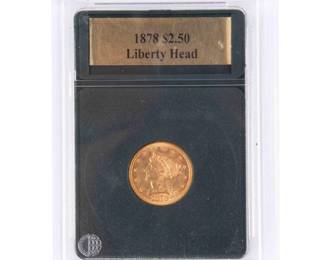 1878 Gold Liberty Head Coin
Estimate
$300
-
$500