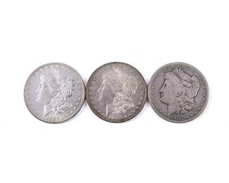 3 Silver Dollars - Circa 1883-1884
Estimate
$100
-
$200